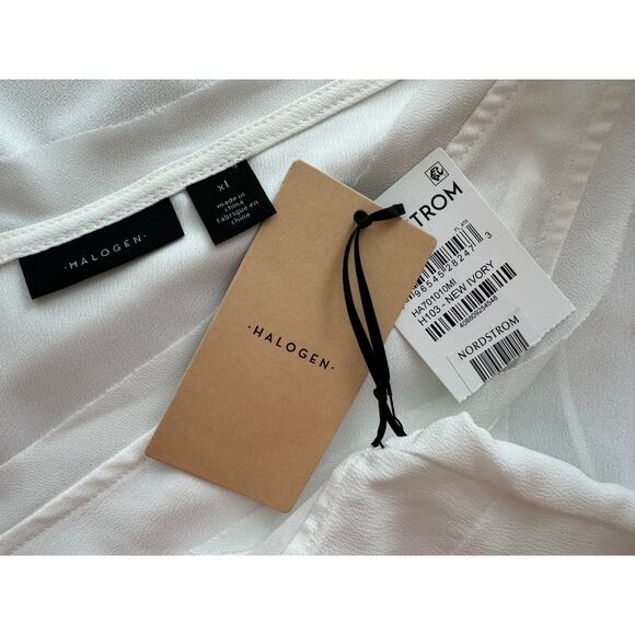 * New ~ HALOGEN ~ Raw Edge Tank Top Size XL - Picture 7 of 8